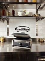 Gastro Kontaktgrill  Panini Grill 2,2 kW – professionell, mit Fettauffangschale