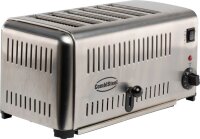 Combistelle Toaster mit 6 Schlitzen - Timer, Edelstahl,...