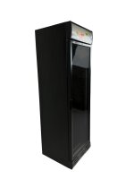 Combisteel Glastürkühlschrank für 217 Flaschen - abschließbar, LED-Beleuchtung