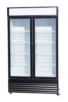 Gewerbe Kühlschrank mit 2 Glastüren -...