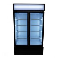 Combisteel Getränkekühlschrank mit 2 Türen – 670 Liter, Umluft, fahrbar