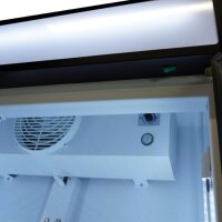 Combisteel Getränkekühlschrank mit 2 Türen – 670 Liter, Umluft, fahrbar
