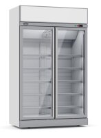Combisteel Tiefkühlschrank INS-1000F mit Werbetafel...