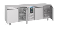 Edelstahl-Kühltisch Monoblock - 4 Türen, 632...