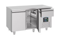 COMBISTEEL Kühltisch Pro Line 2 Türen - mit Umluftkühlung, aus Edelstahl