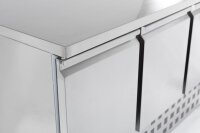Combisteel Kühltisch mit 3 Türen - 400 Liter, Edelstahl, 1365 x 700 x 875 mm