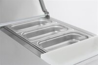 Gastro-Salatbar 109L – Edelstahl, 1-türig,...