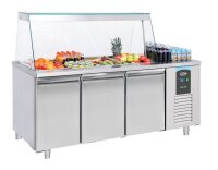 Combisteel Saladette für 4x 1/1Gn - mit 3...