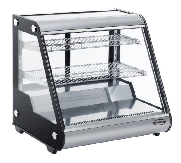 Combisteel Kühlvitrine 130 Liter - Umluft, LED-Beleuchtung, Tischgerät