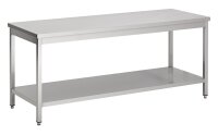 Combisteel Arbeitstisch mit Grundboden aus Edelstahl...