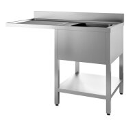 Combisteel Spültisch 1 Becken rechts mit ½...