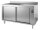 Combisteel Wärmeschrank mit 2 Türen Aufkantung aus Edelstahl  1800x600x850mm