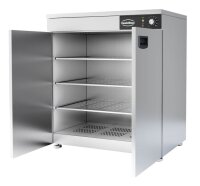 Combisteel Wärmeschrank für Teller 2 Türen aus Edelstahl 750x485x850mm
