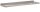 Combisteel  Wandbord aus Edelstahl AISI 430 1600x300x36mm
