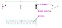 Combisteel Rfs Wandbord inklusive Konsolen aus Edelstahl...