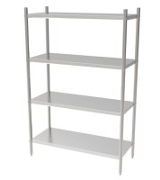 Combisteel Regalsystem mit 4 Böden aus verchromten...
