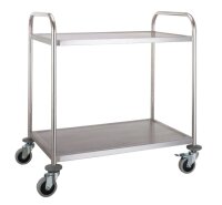 Combisteel Abräumwagen mit 2 Böden bis 50 kg...