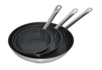 Combisteel Bratpfanne aus Edelstahl und Tevlon Ø280