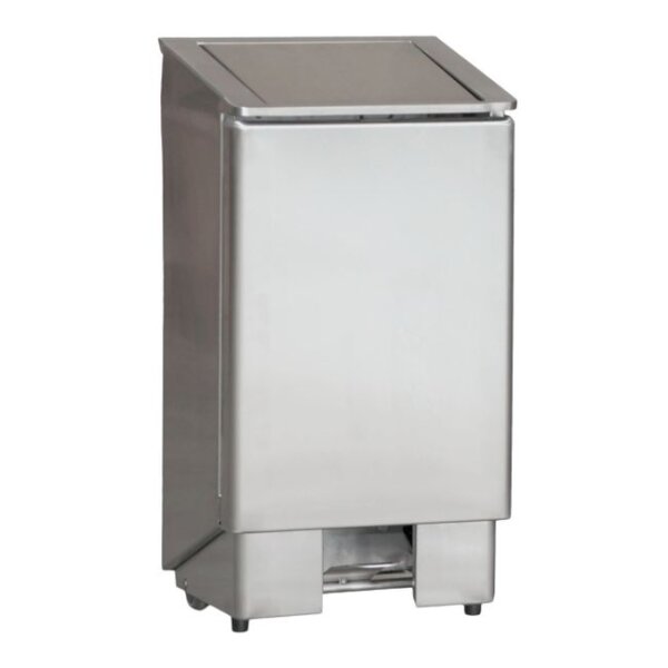Combisteel Mülleimer mit Fußpedal aus Edelstahl 90 Liter