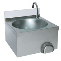 Combisteel Handwaschbecken Wandmodell mit Kniebedienung...