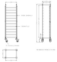 Combisteel Abräumwagen mit 12 Schienen für GN1/1