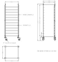Combisteel Abräumwagen mit 12 Schienen für GN2/1