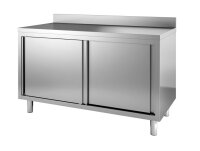Combisteel Arbeitsschrank mit 2 Türen Aufkantung aus...