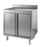 Combisteel Arbeitsschrank mit 2 Türen Aufkantung aus...