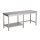 Combisteel Arbeitstisch mit  ½ Grundboden aus Edelstahl 2100x600x900mm
