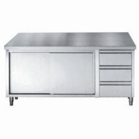 Edelstahl Arbeitstisch 1800x700 mm – mit...