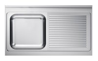 Combisteel Einbauspüle mit 1 Becken links aus...