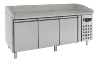 Combisteel Pizzakühltisch mit Granitplatte und 3...