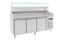 Combisteel Pizzakühltisch mit Granitplatte und 3...