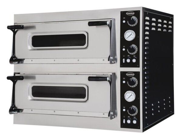 Combisteel Pizzaofen mit 2x2 Heizplatten und 2x4 Pizzen Ø400mm 400V