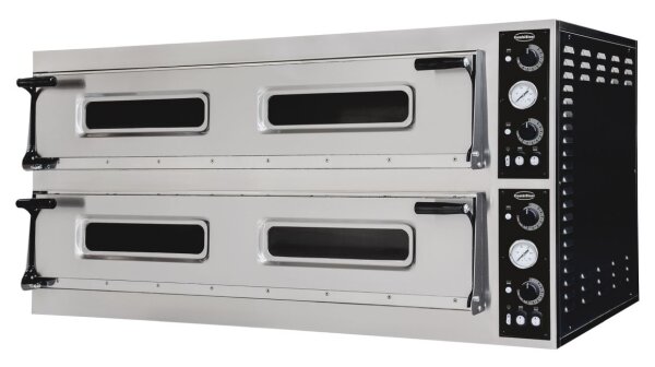 Combisteel Pizzaofen mit 2x5 Heizplatten und 2x9 Pizzen Ø350mm 400V