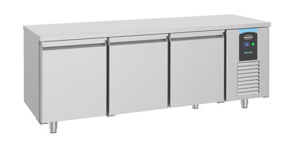 Combisteel Bäckerei-Kühltisch mit 3 Türen 615 Liter aus Edelstahl
