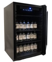 Combisteel Barkühlschrank mit 1 Glastür - LED-Beleuchtung, 115 Liter, leise