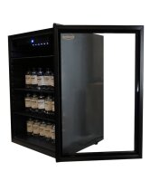 Combisteel Barkühlschrank mit 1 Glastür - LED-Beleuchtung, 115 Liter, leise