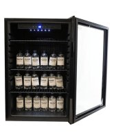 Combisteel Barkühlschrank mit 1 Glastür - LED-Beleuchtung, 115 Liter, leise