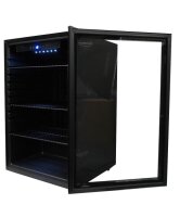 Combisteel Barkühlschrank mit 1 Glastür - LED-Beleuchtung, 115 Liter, leise