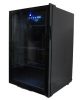 Combisteel Barkühlschrank mit 1 Glastür - LED-Beleuchtung, 115 Liter, leise