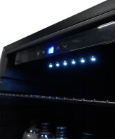 Combisteel Barkühlschrank mit 1 Glastür - LED-Beleuchtung, 115 Liter, leise