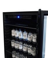 Combisteel Barkühlschrank mit 1 Glastür - LED-Beleuchtung, 115 Liter, leise