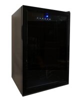 Combisteel Barkühlschrank mit 1 Glastür - LED-Beleuchtung, 115 Liter, leise