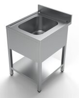Combisteel Spültisch mit 1 Becken und Grundboden...