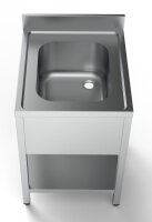 Combisteel Spültisch mit 1 Becken und Grundboden...