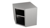 Combisteel Eck-Wandschrank mit 1 Flügeltüre aus...