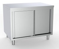 Combisteel Arbeitstisch mit Schiebetüren 1000x700 mm...