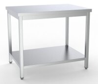 Combisteel Arbeitstisch mit Grundboden aus Edelstahl...