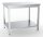 Combisteel Arbeitstisch mit Grundboden aus Edelstahl 1200x600x850mm